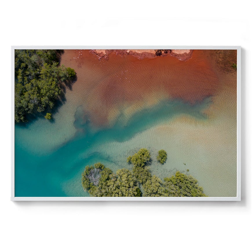 Barred Creek Colours #3 - Framed Print