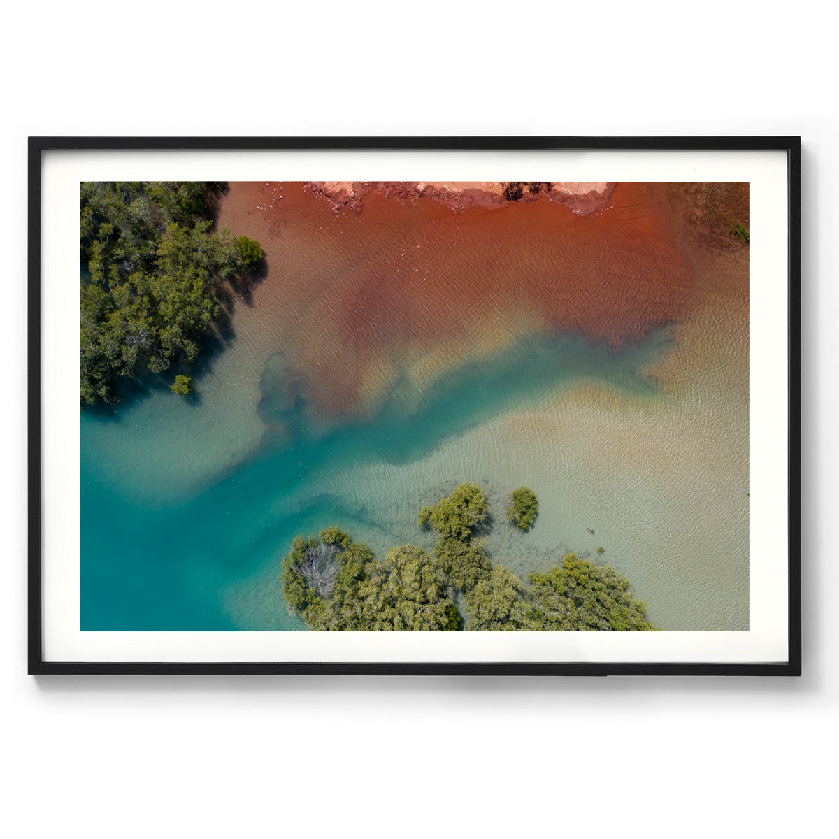 Barred Creek Colours #3 - Framed Print