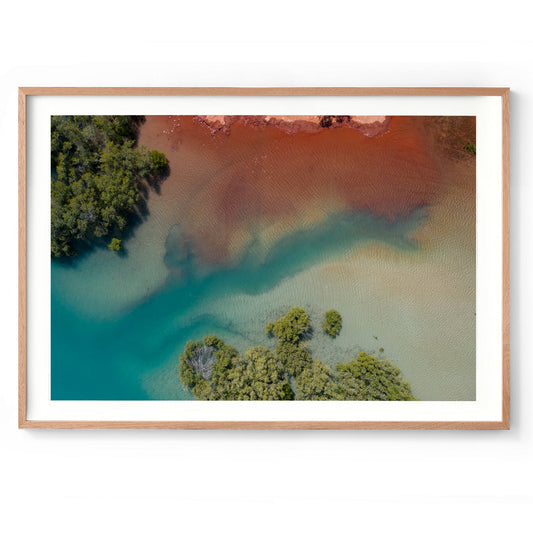 Barred Creek Colours #3 - Framed Print