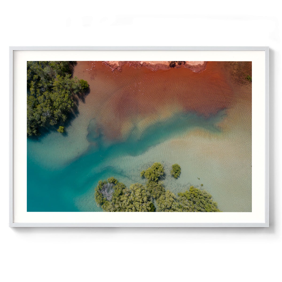 Barred Creek Colours #3 - Framed Print