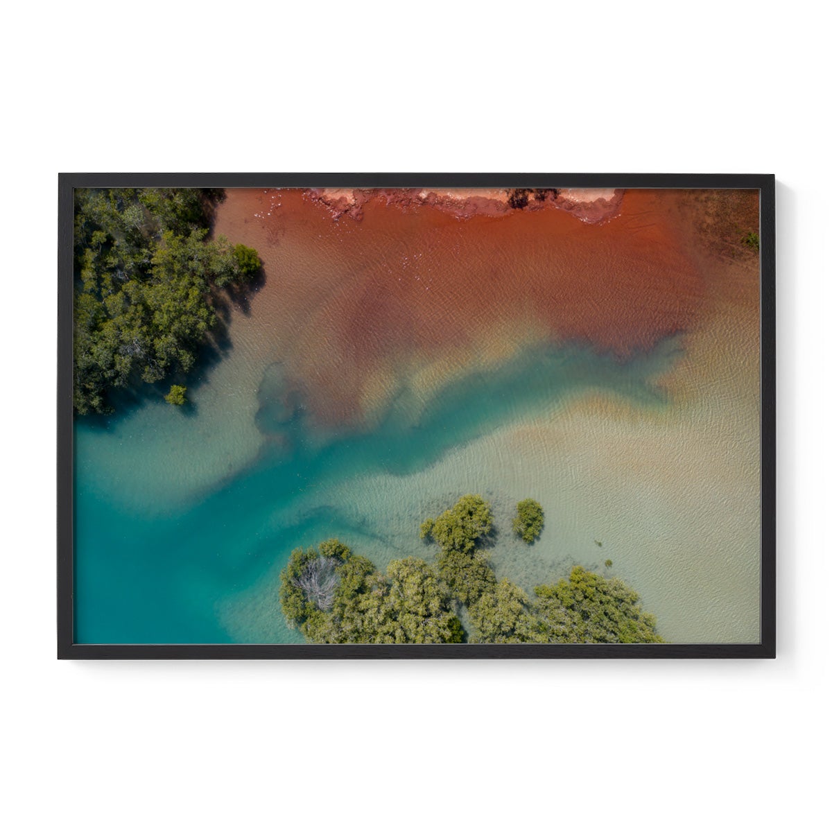 Barred Creek Colours #3 - Framed Print