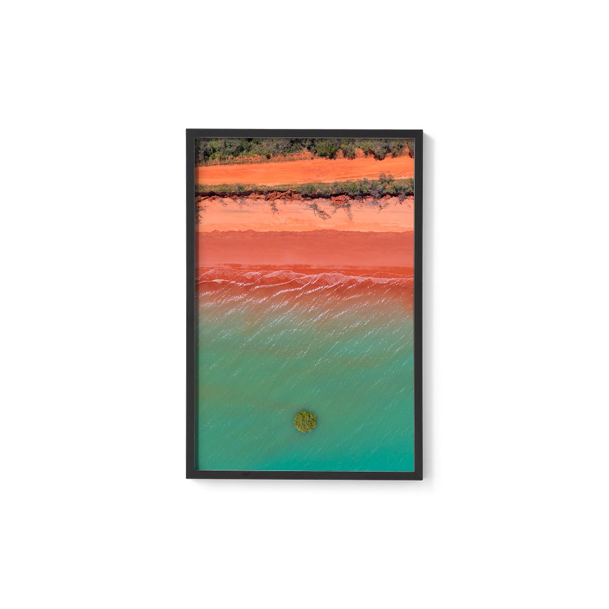 Roebuck Bay Aerial #4 - Framed Print