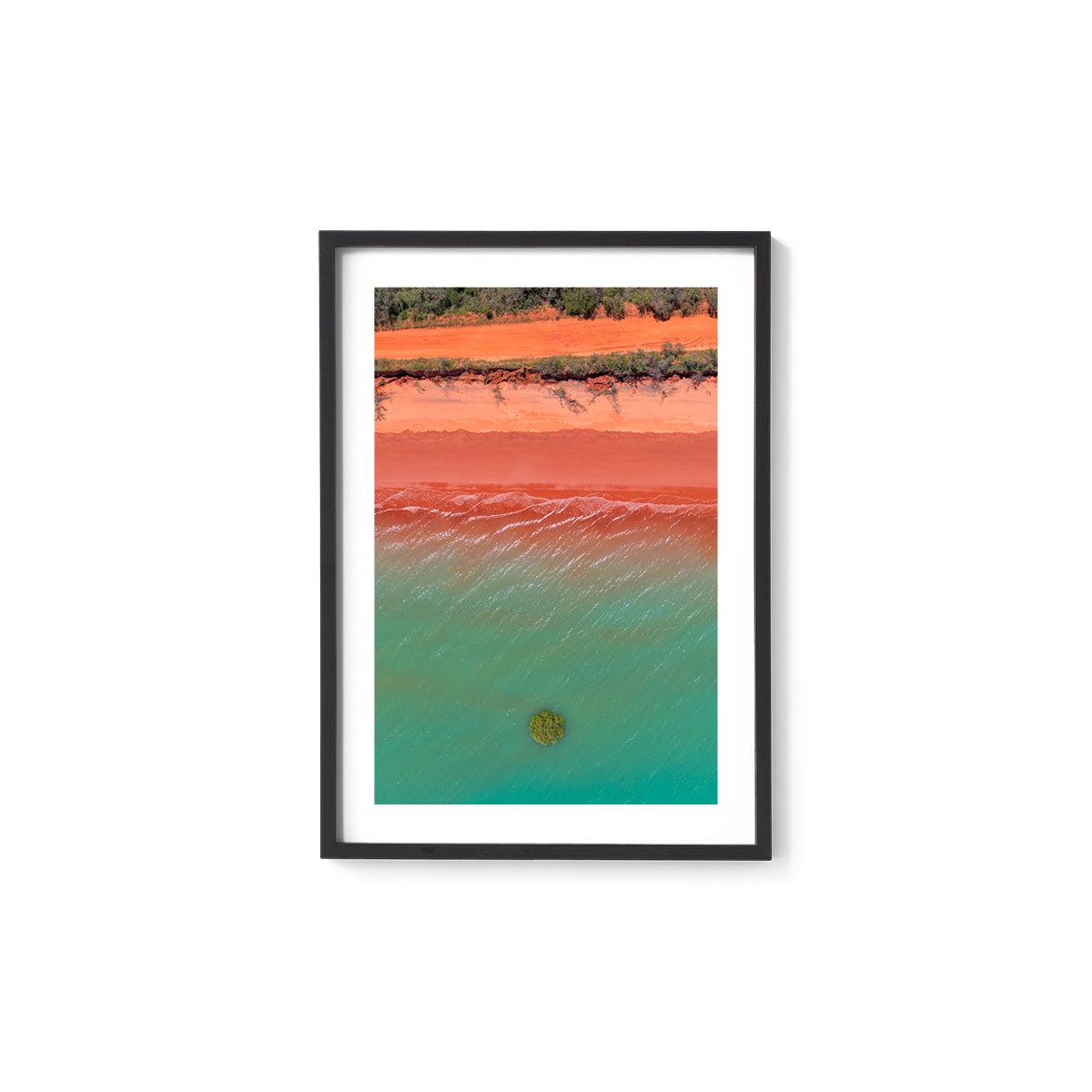 Roebuck Bay Aerial #4 - Framed Print