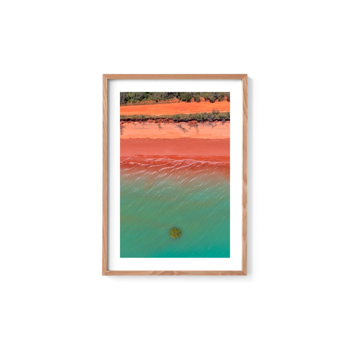 Roebuck Bay Aerial #4 - Framed Print