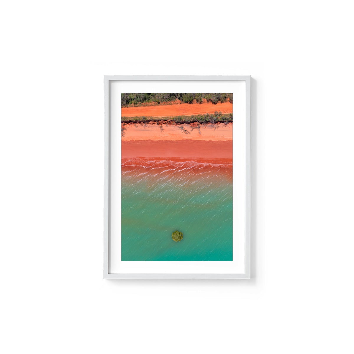 Roebuck Bay Aerial #4 - Framed Print