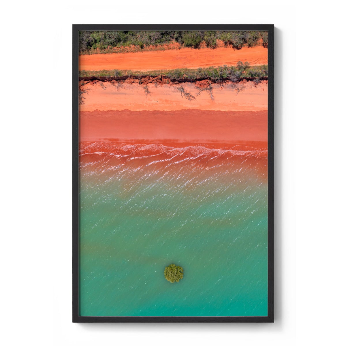 Roebuck Bay Aerial #4 - Framed Print