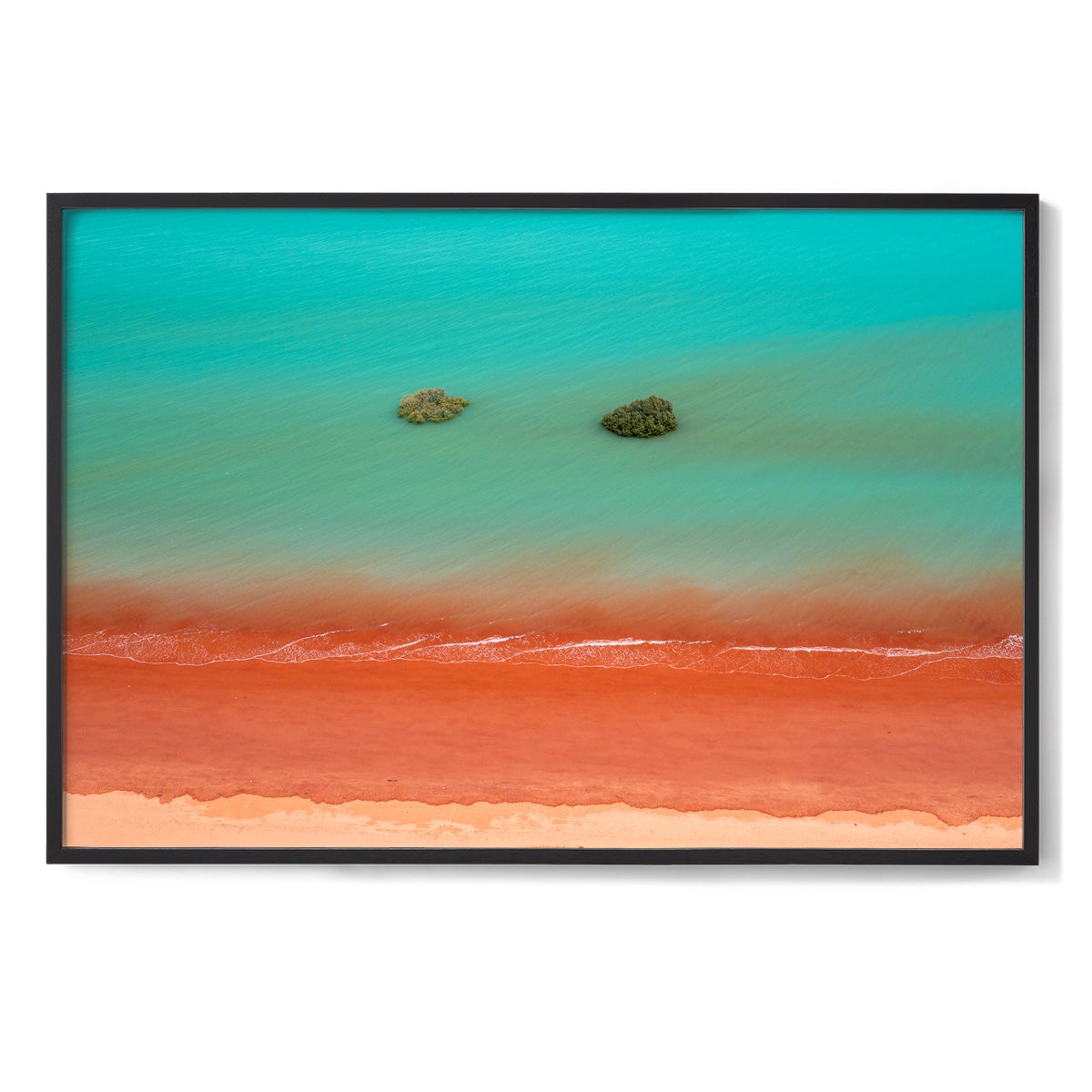 Roebuck Bay Aerial #2 - Framed Print