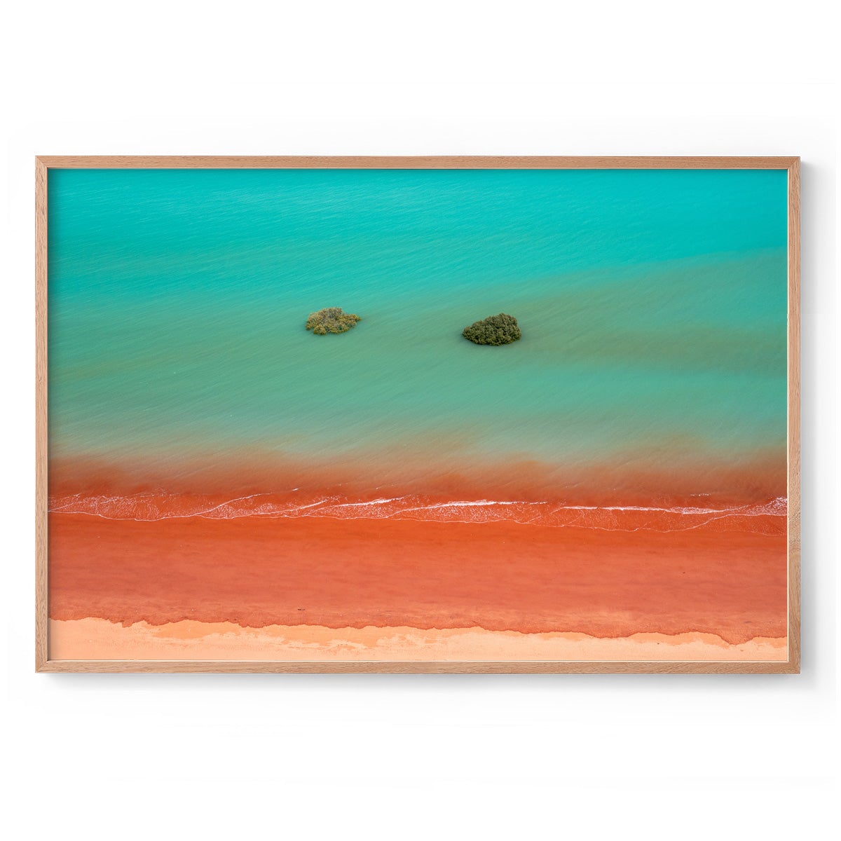 Roebuck Bay Aerial #2 - Framed Print