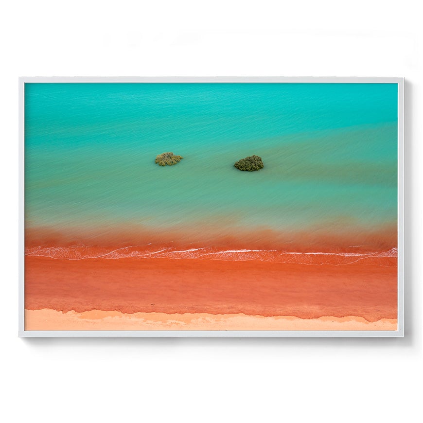 Roebuck Bay Aerial #2 - Framed Print