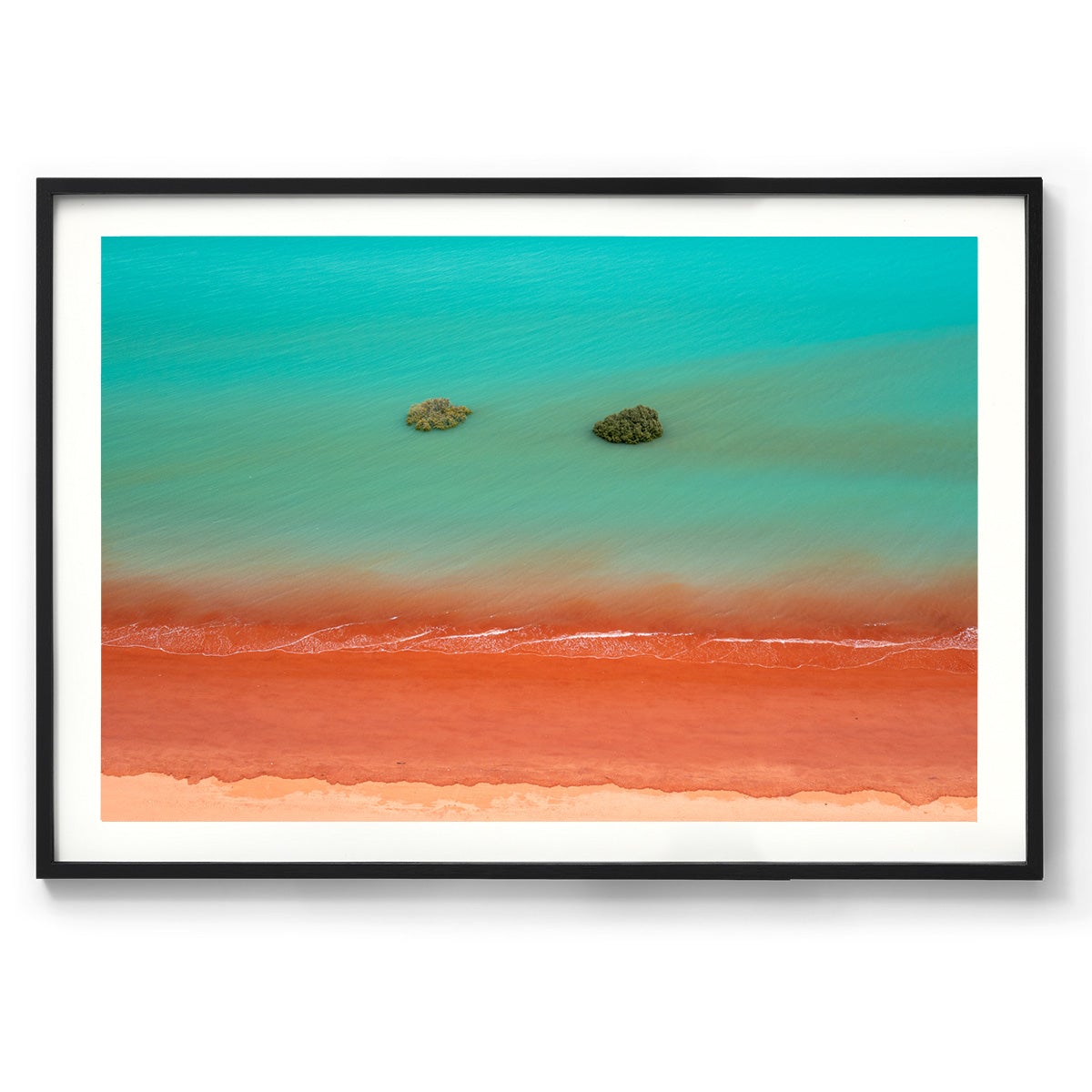 Roebuck Bay Aerial #2 - Framed Print