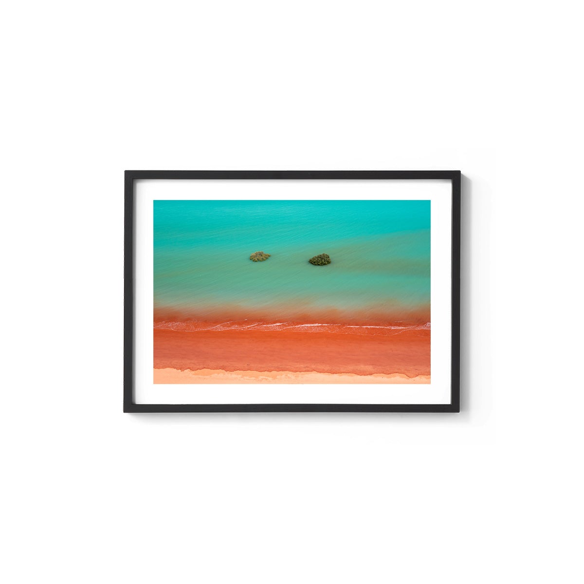 Roebuck Bay Aerial #2 - Framed Print