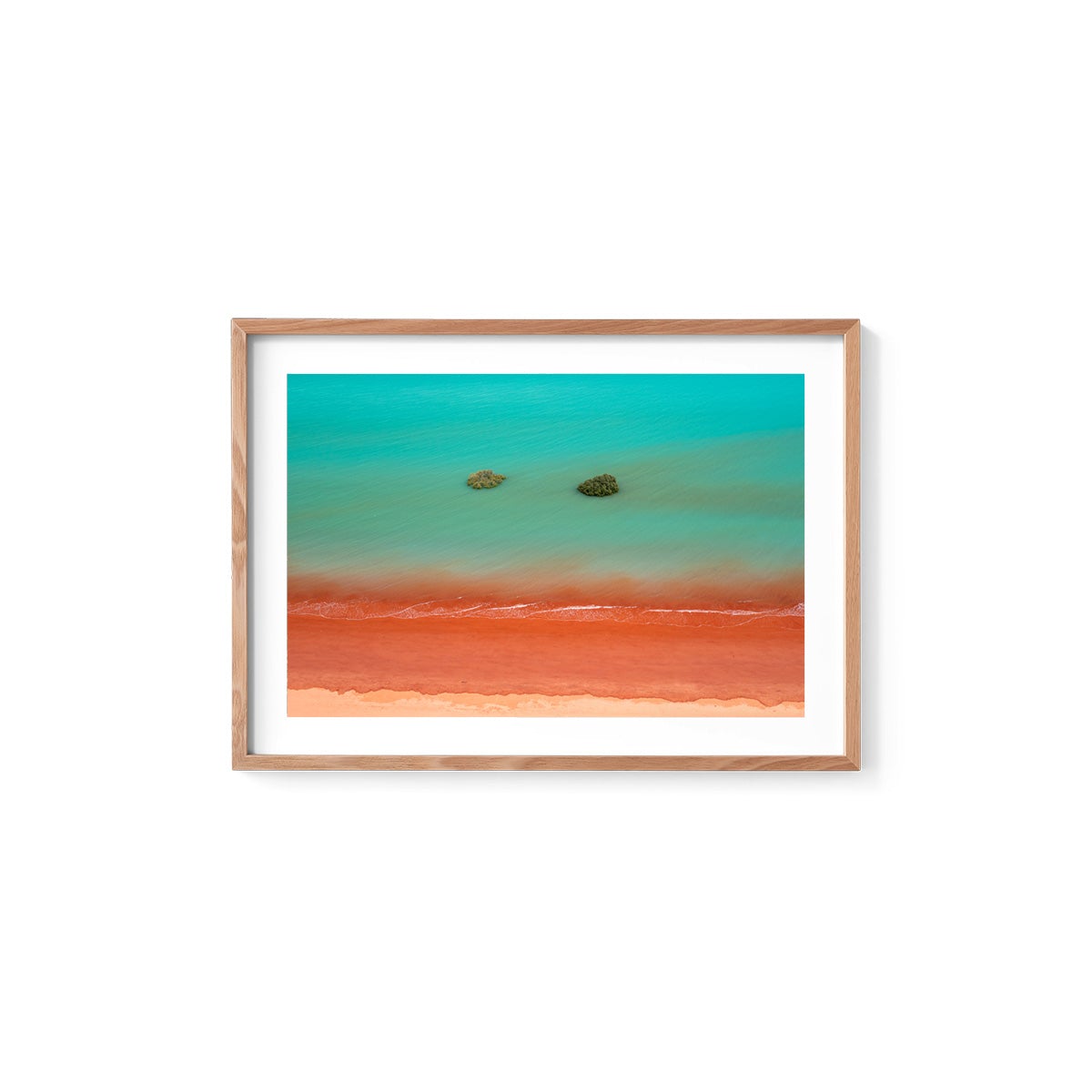 Roebuck Bay Aerial #2 - Framed Print