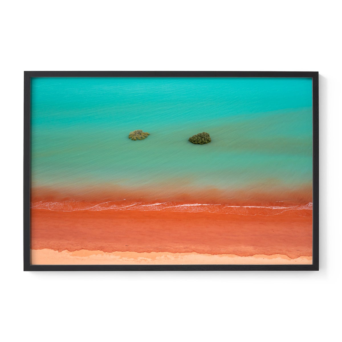 Roebuck Bay Aerial #2 - Framed Print