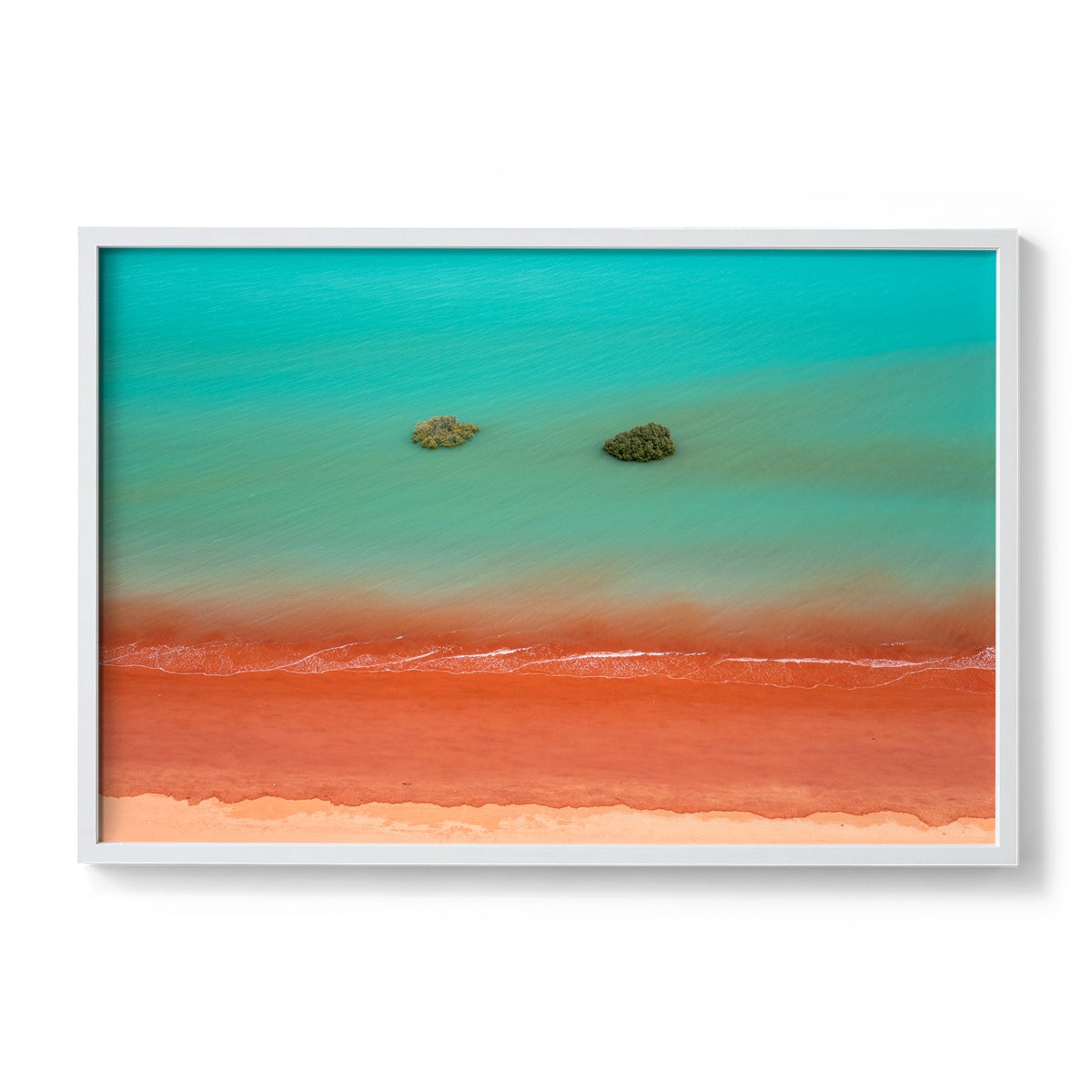 Roebuck Bay Aerial #2 - Framed Print