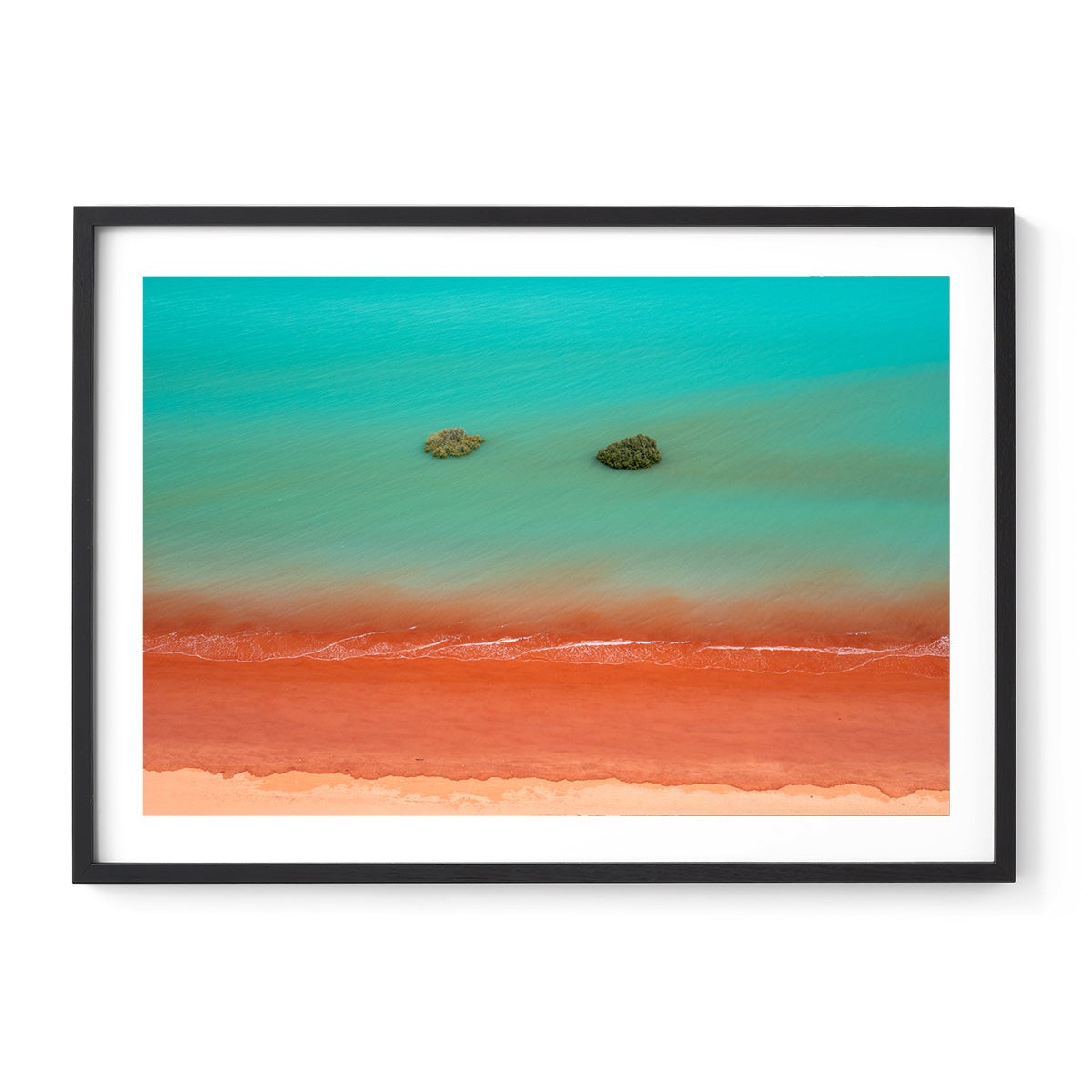 Roebuck Bay Aerial #2 - Framed Print