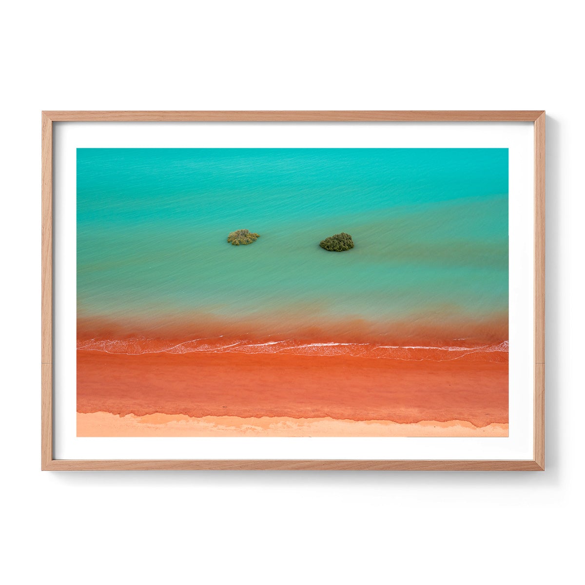 Roebuck Bay Aerial #2 - Framed Print