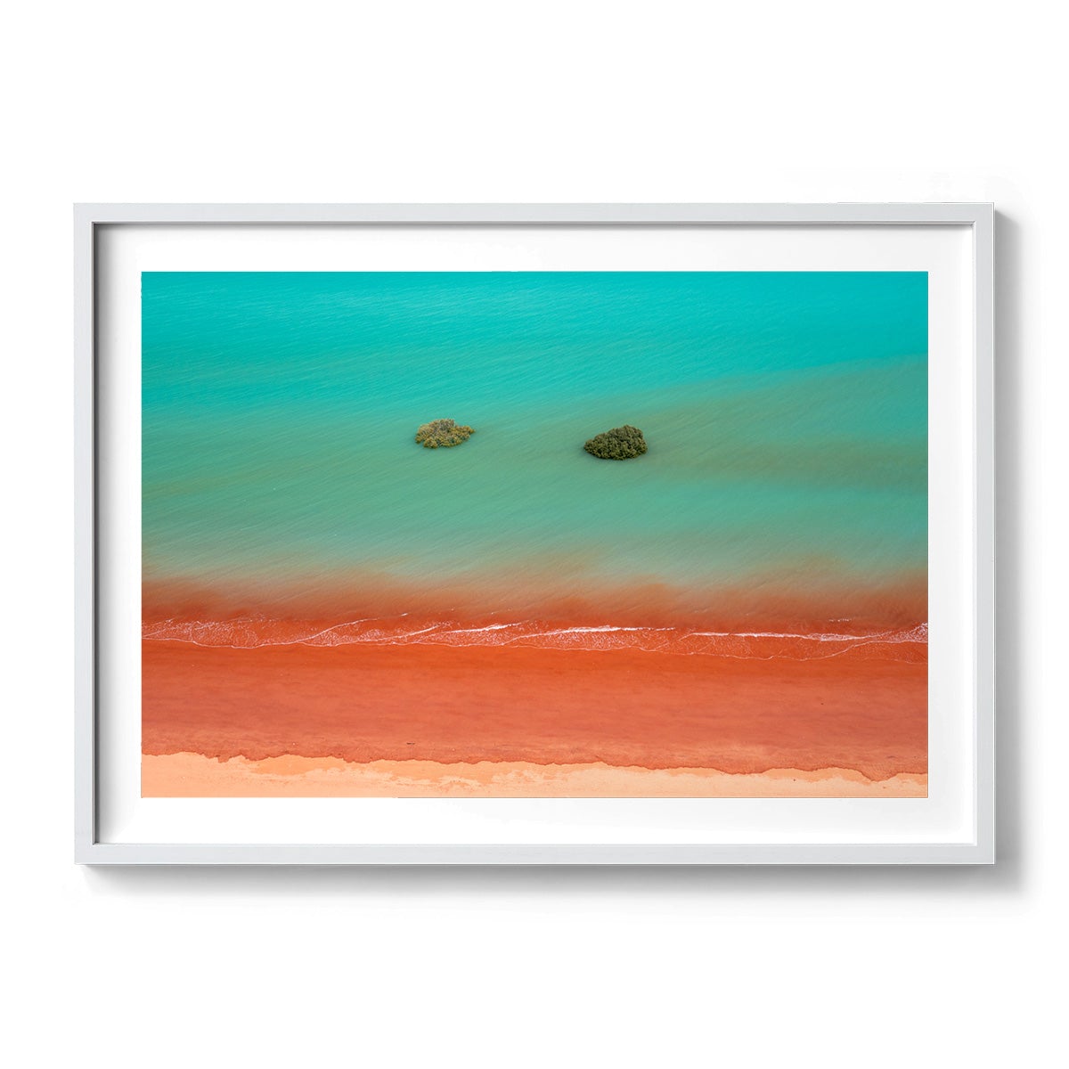 Roebuck Bay Aerial #2 - Framed Print