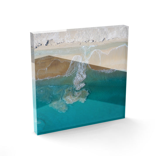 Coconut Well Patterns #2 - Square Acrylic ICE Block