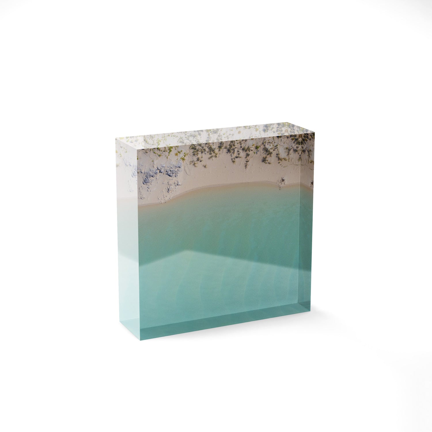 Coconut Well Lagoon - Square Acrylic ICE Block