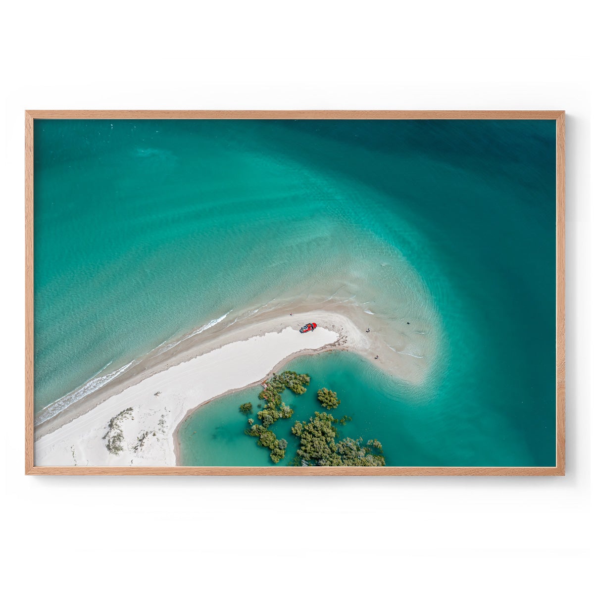 Barred Creek Sandbar - Framed Print