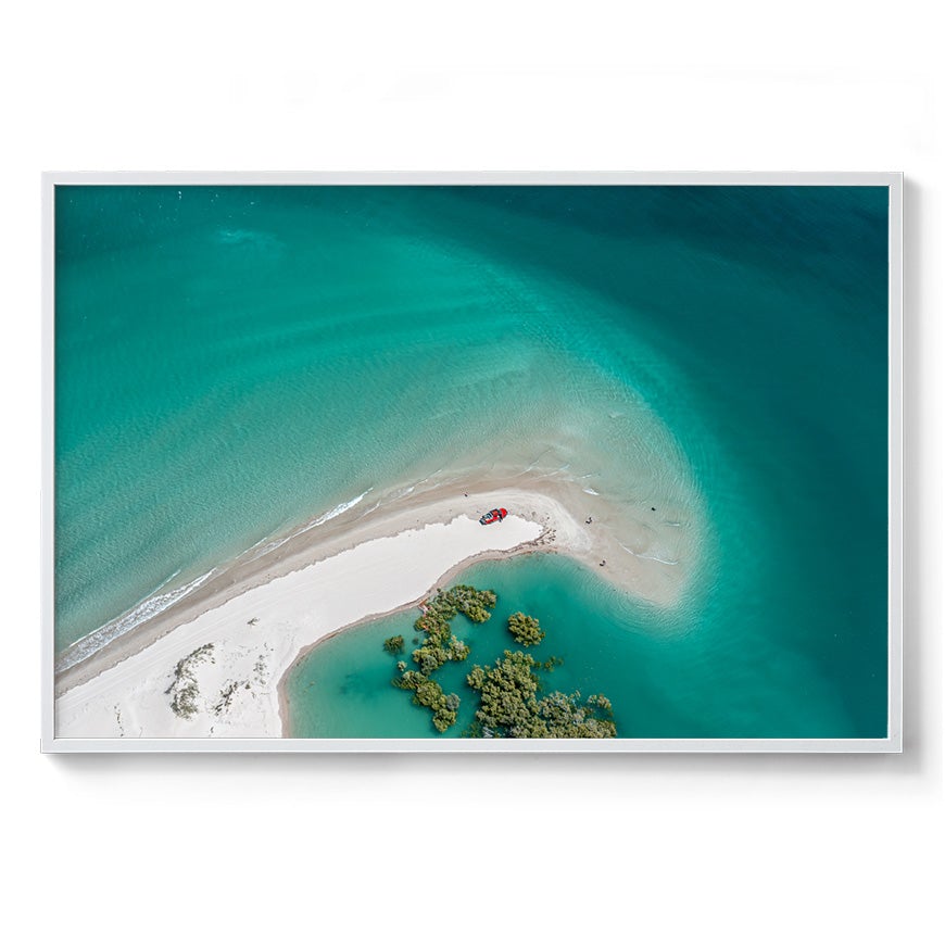 Barred Creek Sandbar - Framed Print