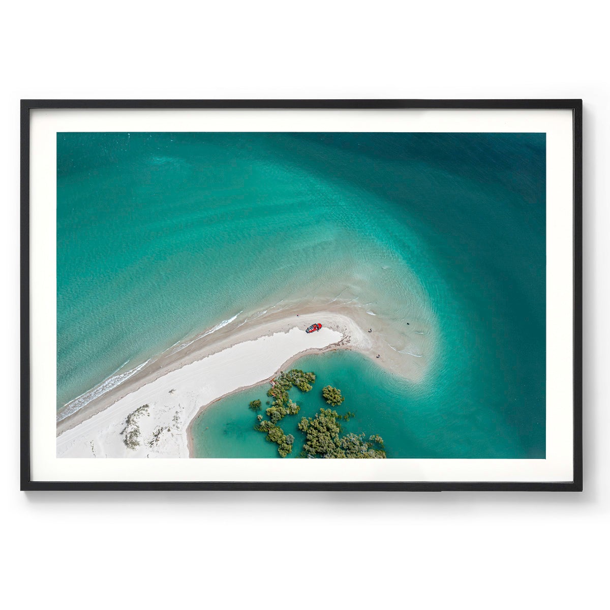 Barred Creek Sandbar - Framed Print