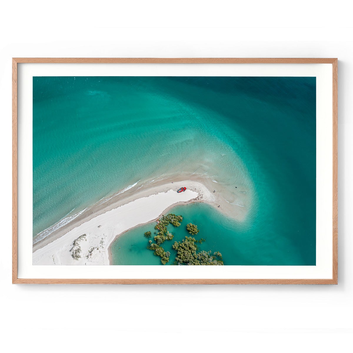 Barred Creek Sandbar - Framed Print