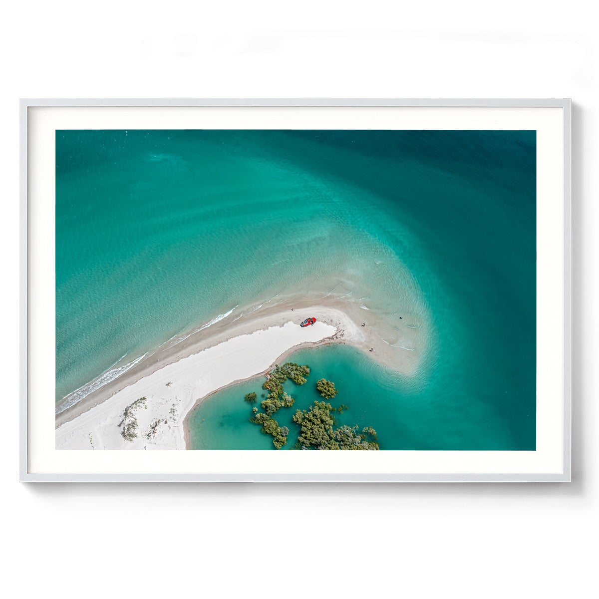 Barred Creek Sandbar - Framed Print