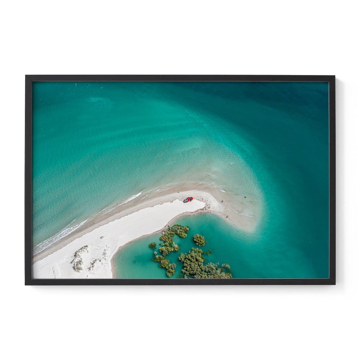 Barred Creek Sandbar - Framed Print