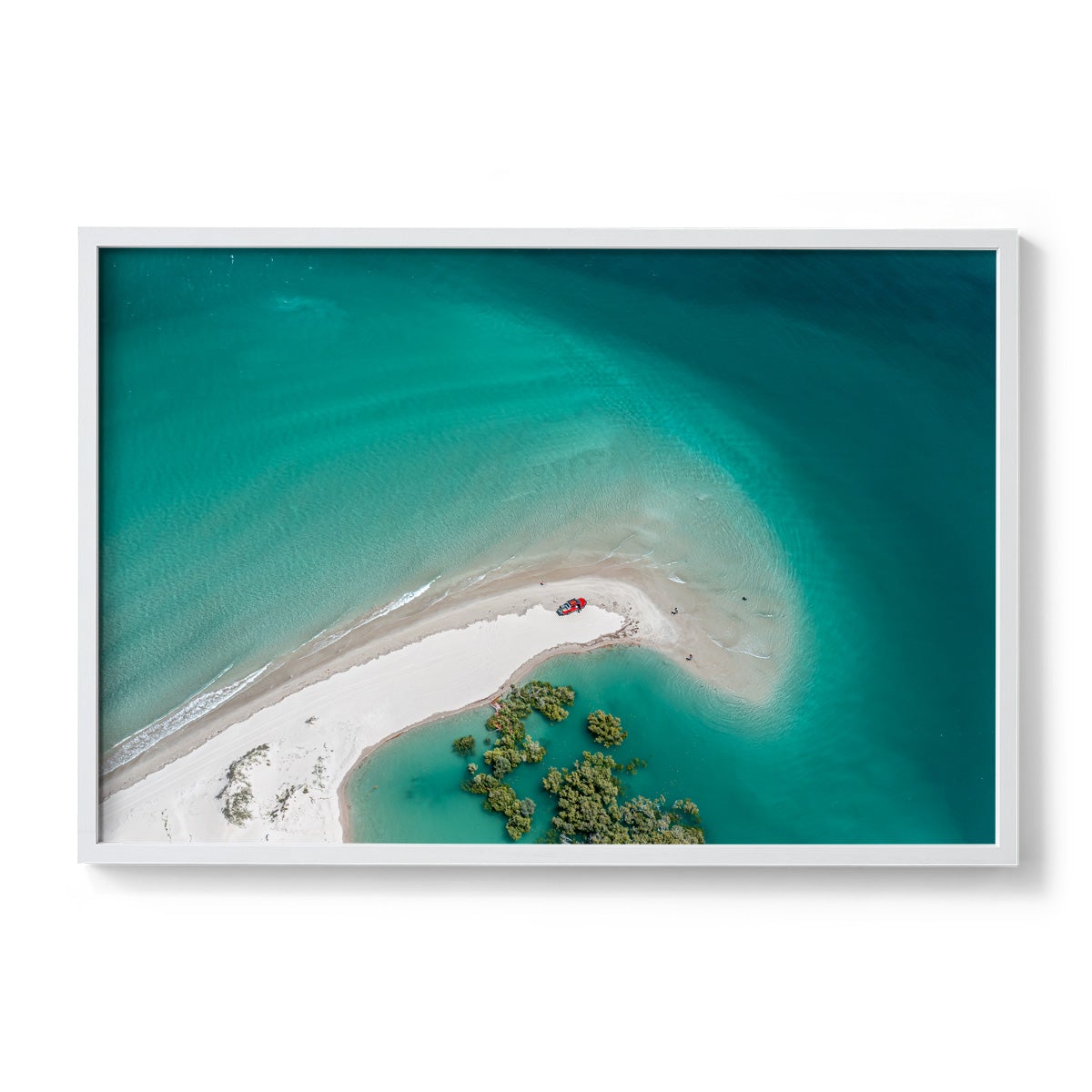 Barred Creek Sandbar - Framed Print