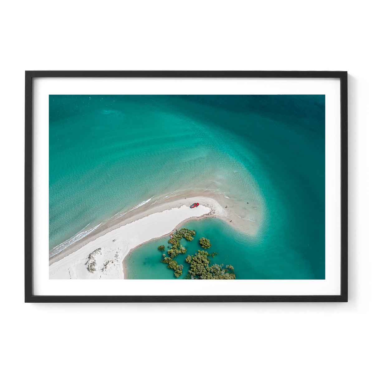 Barred Creek Sandbar - Framed Print