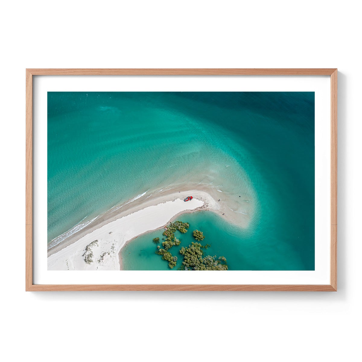 Barred Creek Sandbar - Framed Print