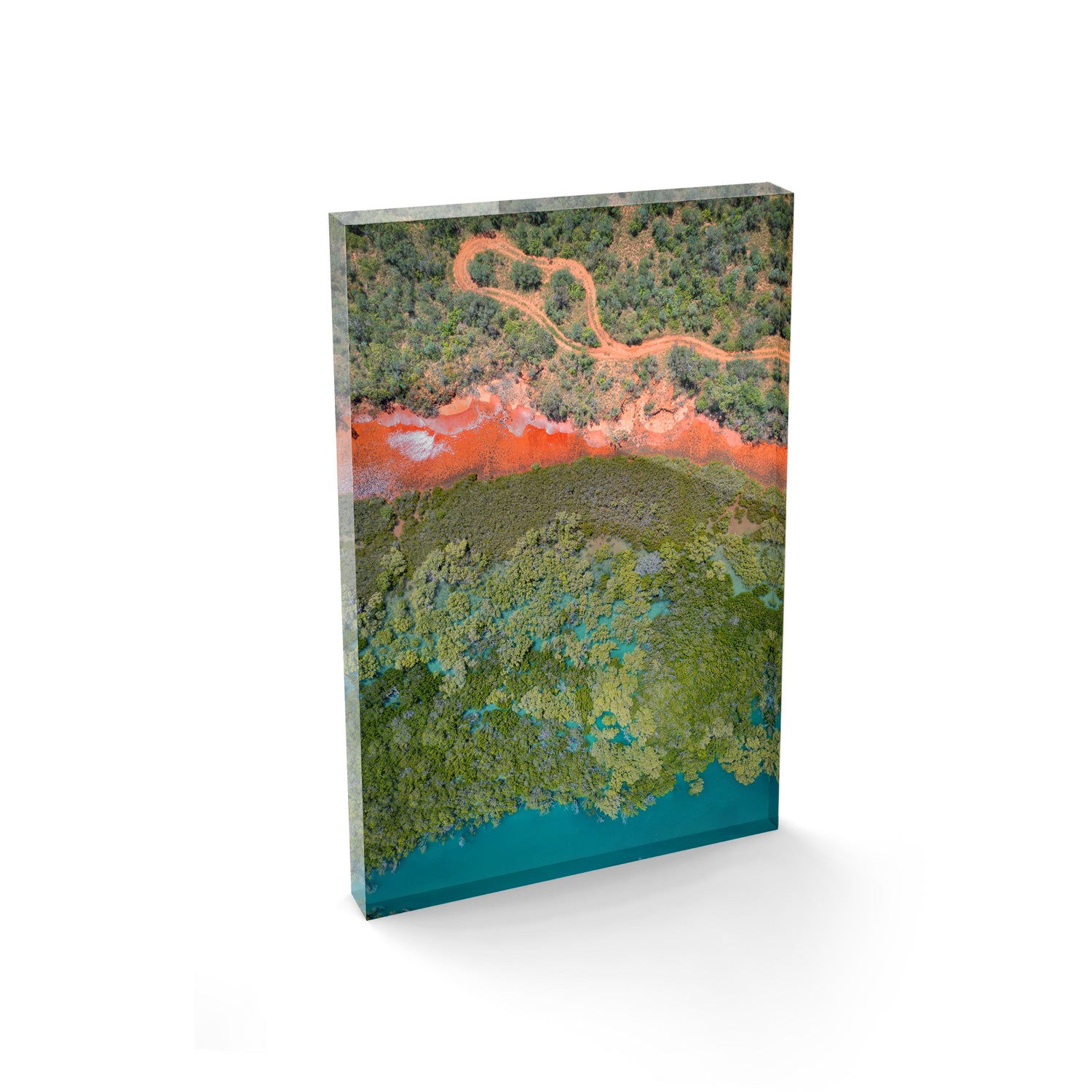 Barred Creek Abstract - Acrylic ICE Block