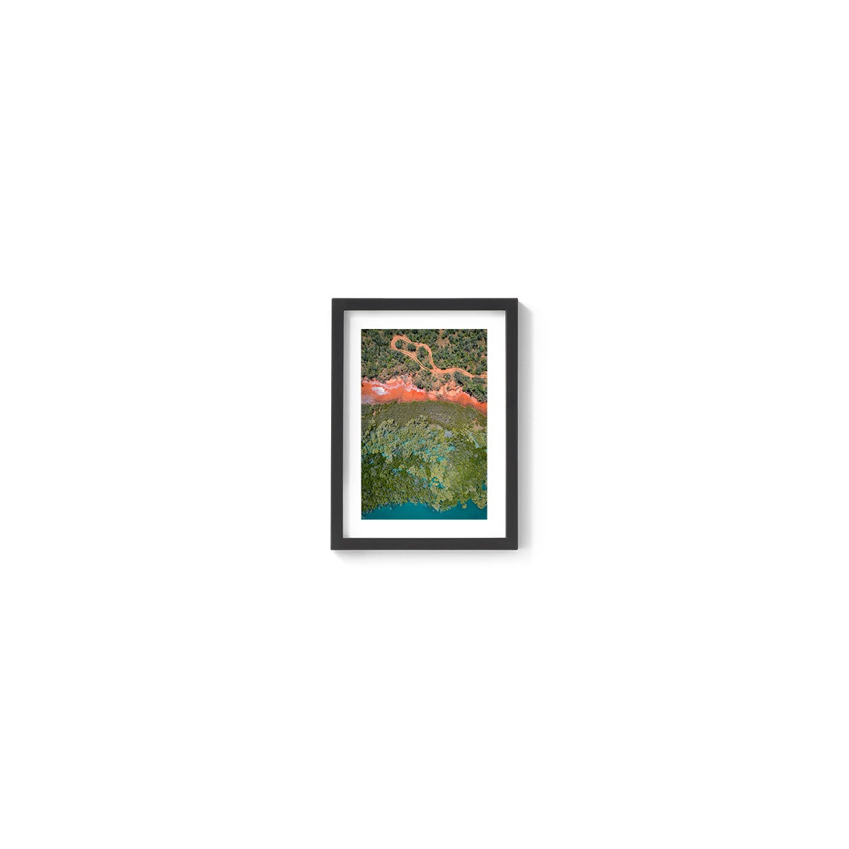 Barred Creek Abstract - Framed Print