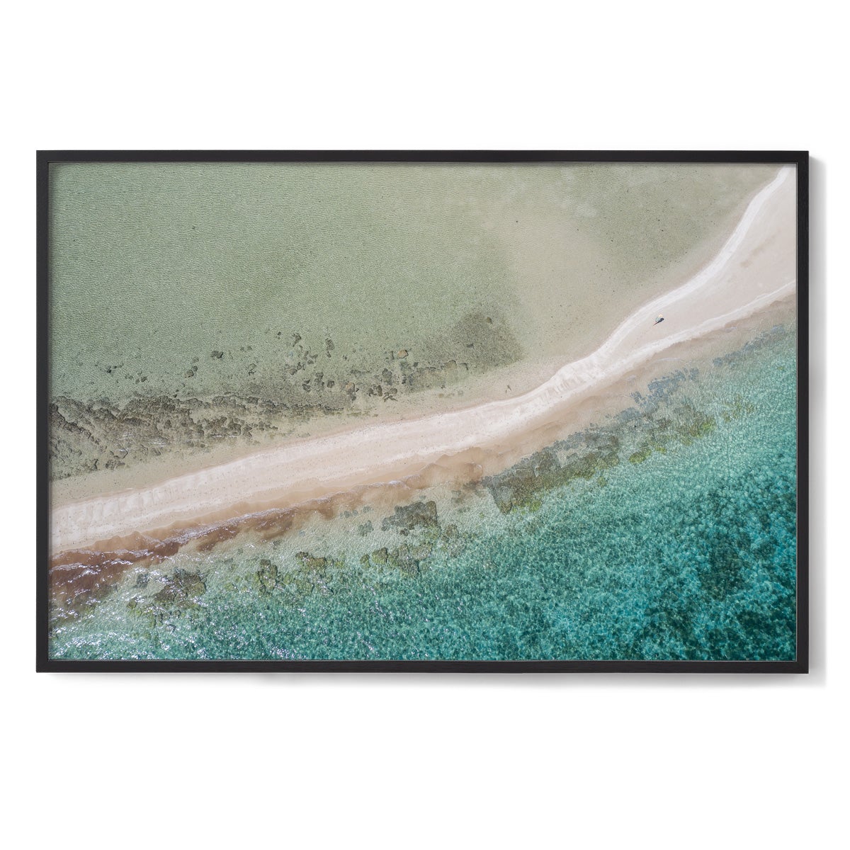 Wandering Langford Reef Sandbar - Framed Print