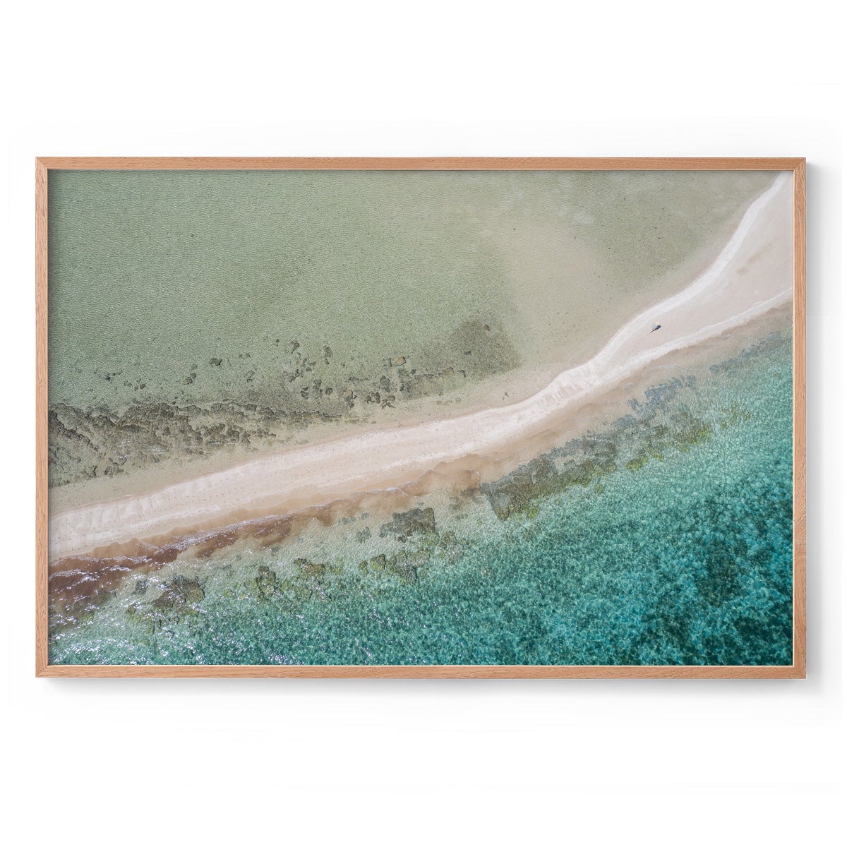 Wandering Langford Reef Sandbar - Framed Print