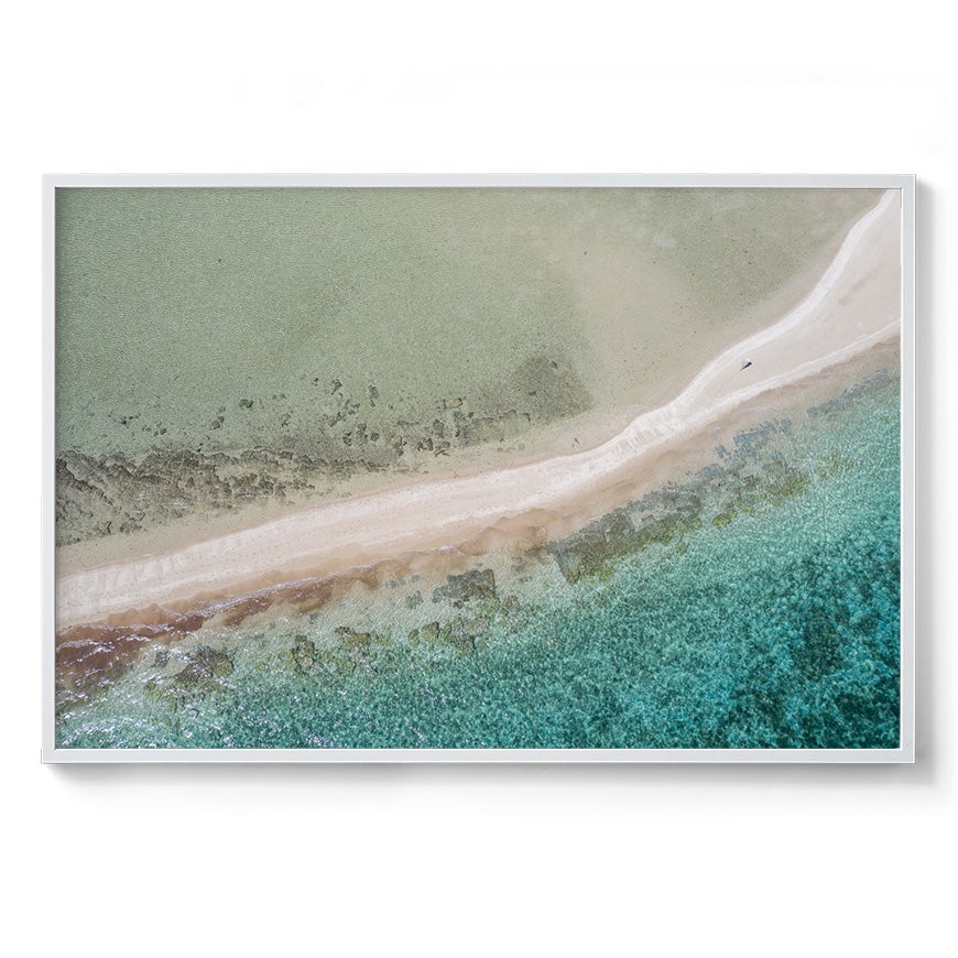 Wandering Langford Reef Sandbar - Framed Print