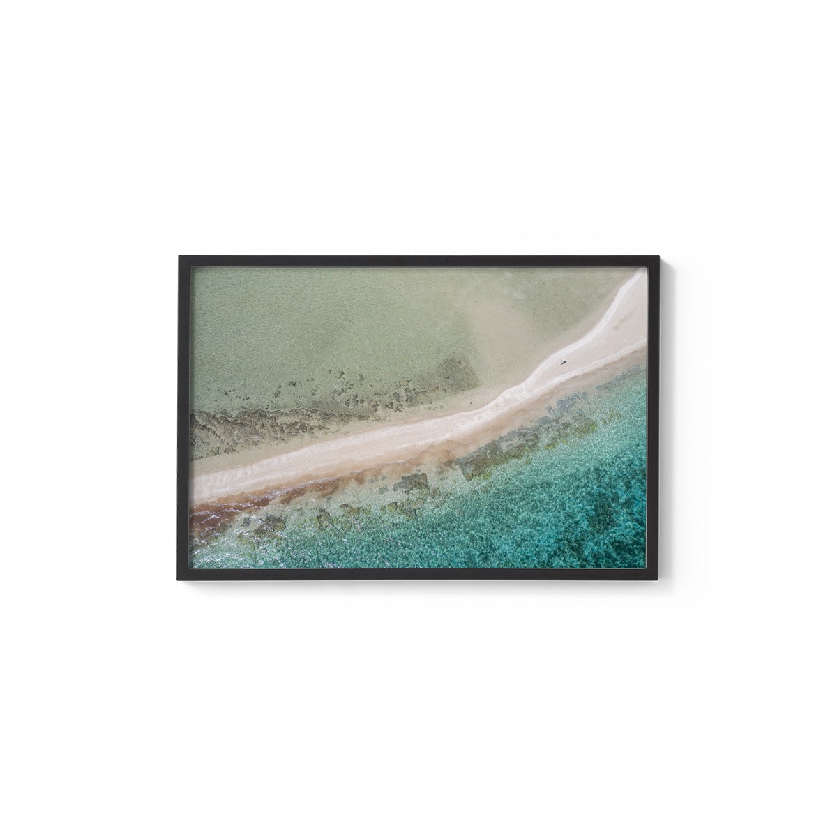 Wandering Langford Reef Sandbar - Framed Print