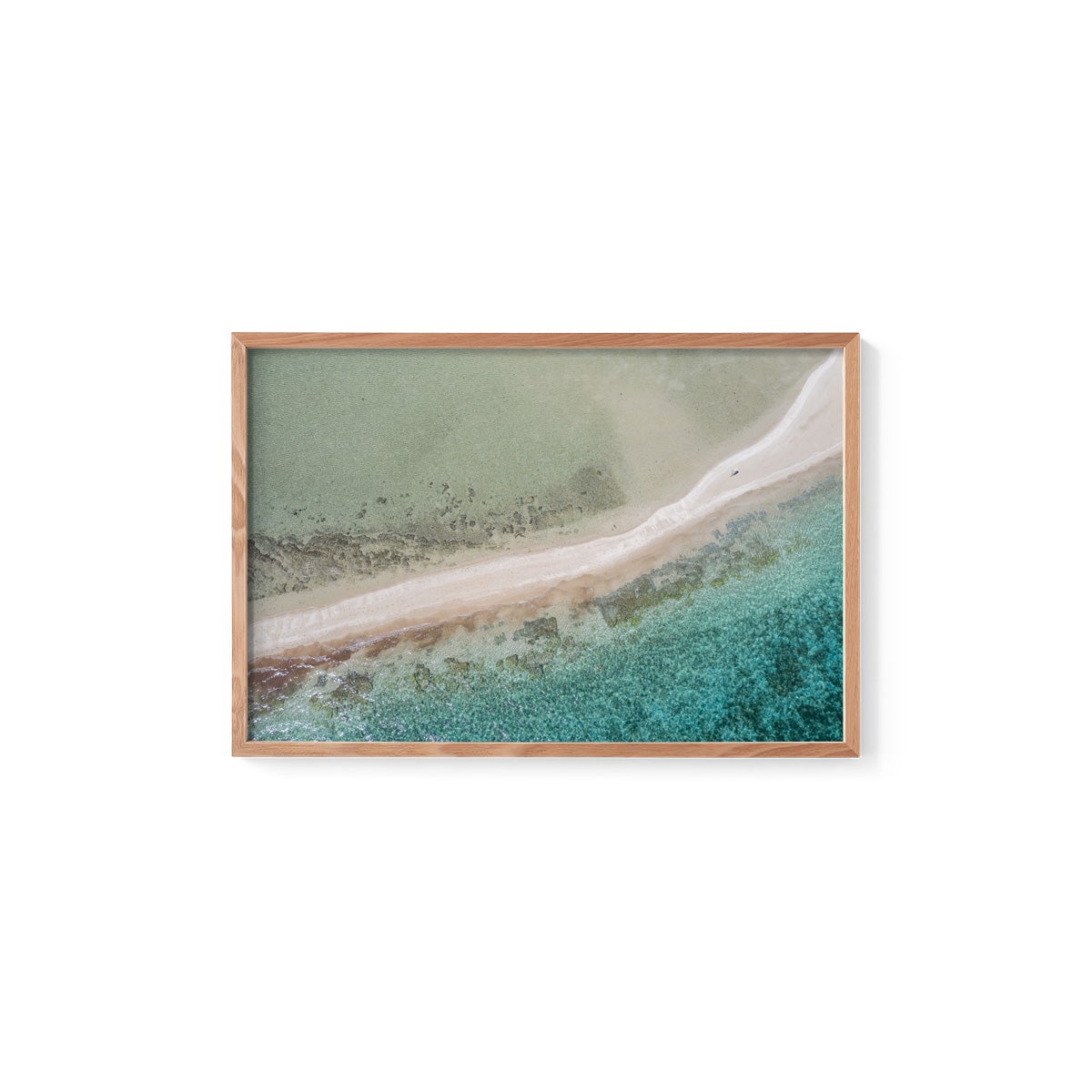 Wandering Langford Reef Sandbar - Framed Print