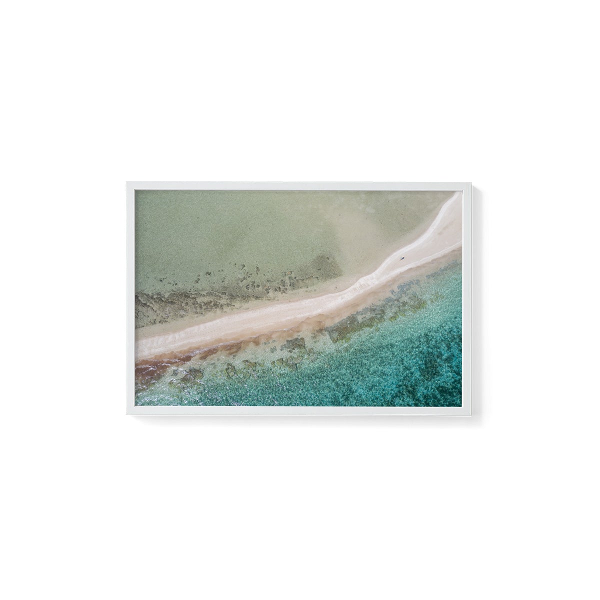 Wandering Langford Reef Sandbar - Framed Print