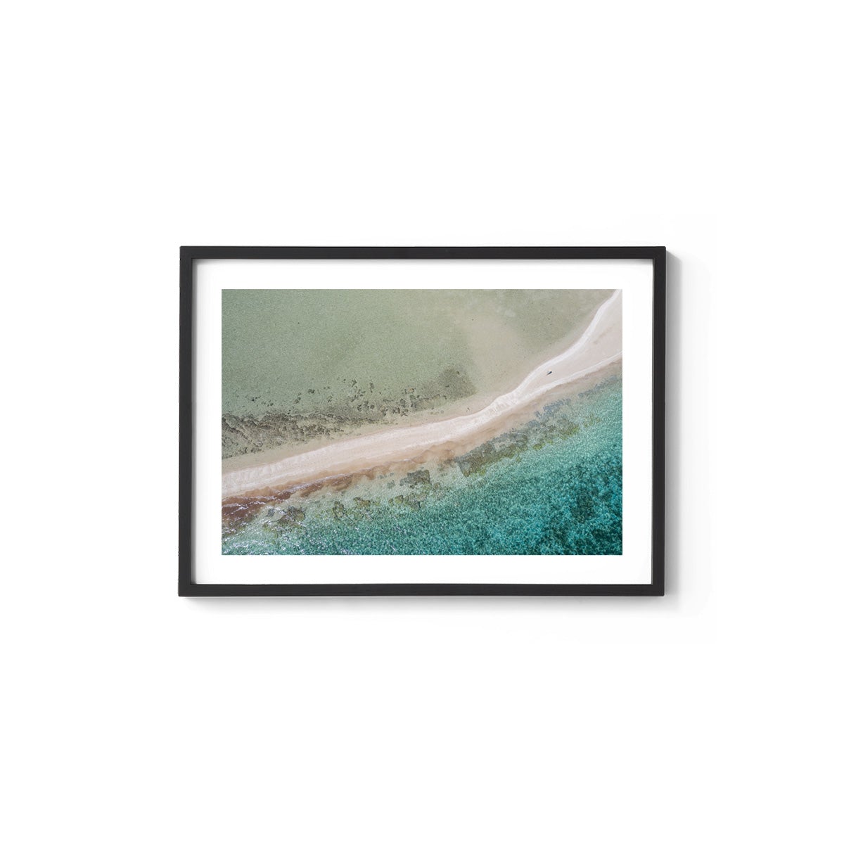 Wandering Langford Reef Sandbar - Framed Print