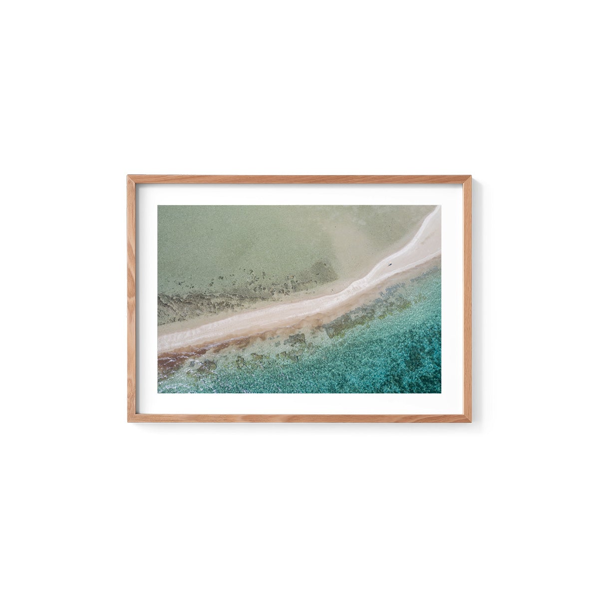 Wandering Langford Reef Sandbar - Framed Print