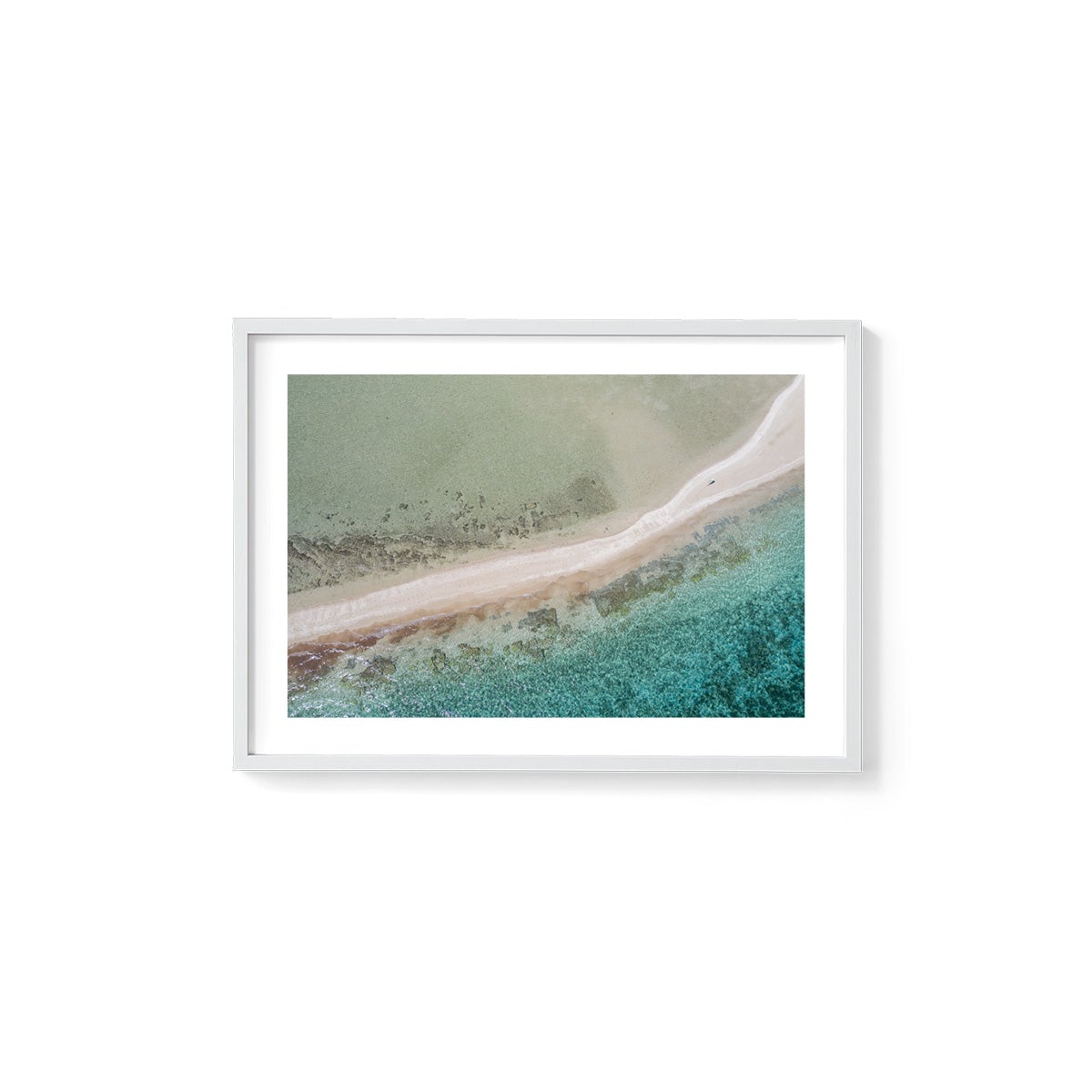 Wandering Langford Reef Sandbar - Framed Print