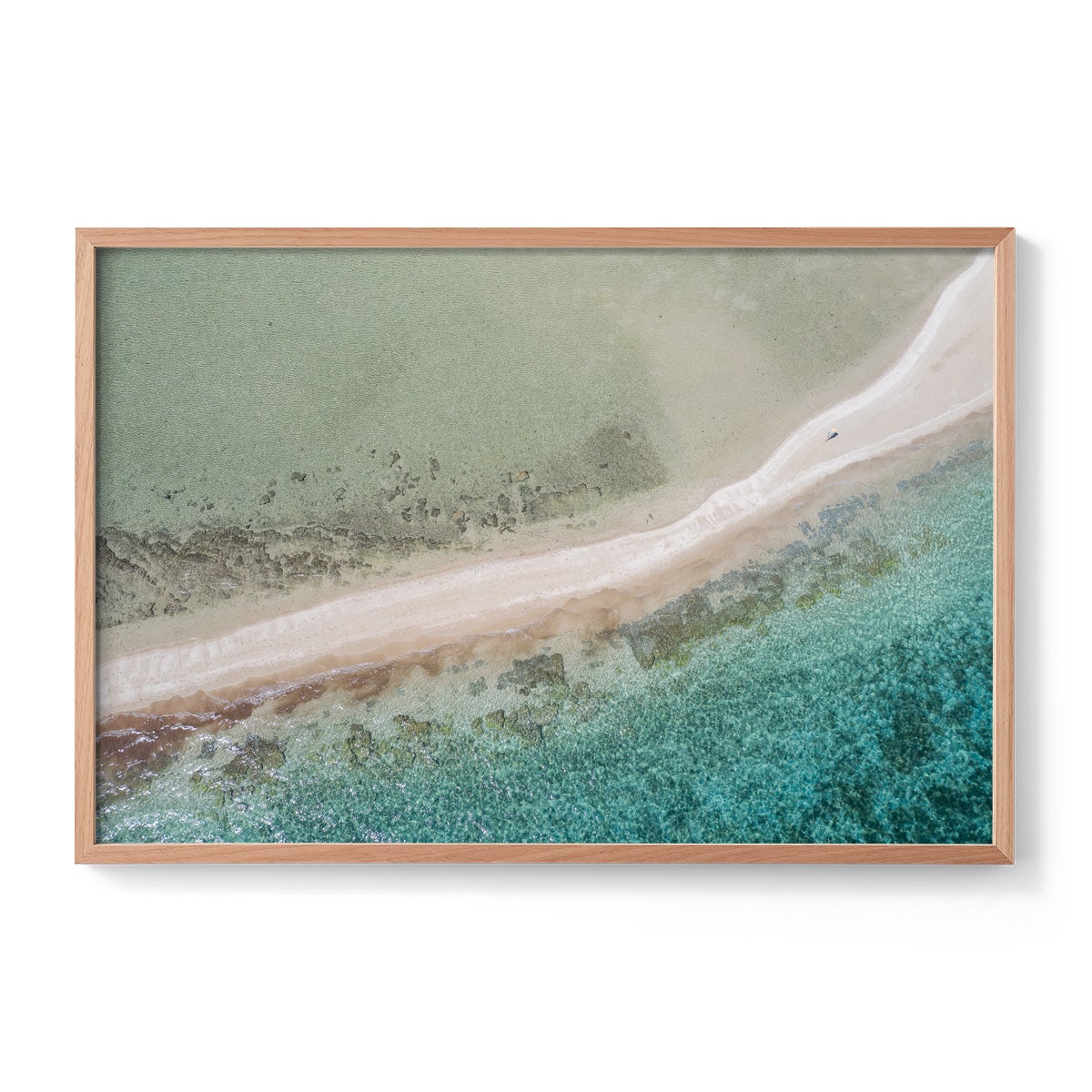 Wandering Langford Reef Sandbar - Framed Print