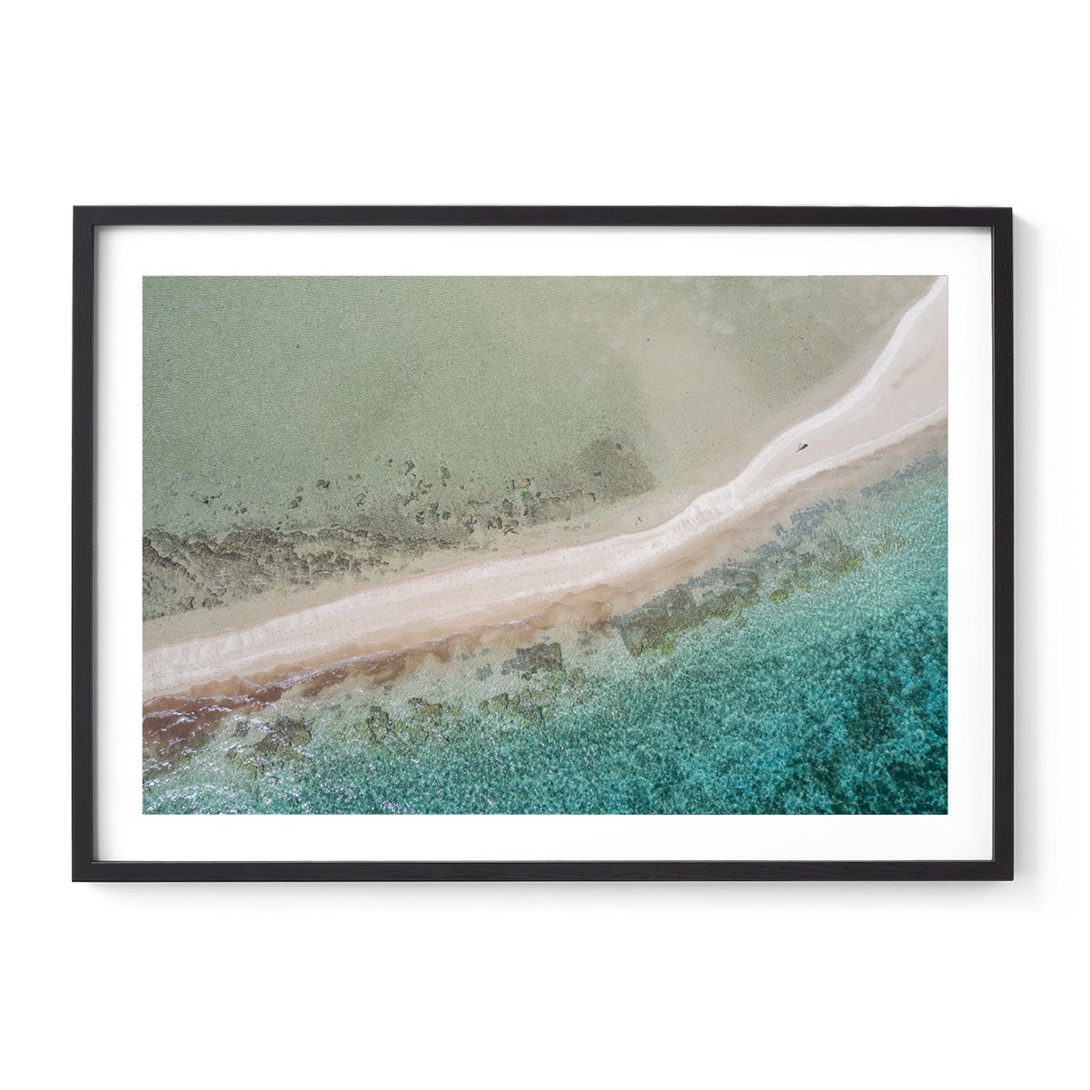 Wandering Langford Reef Sandbar - Framed Print