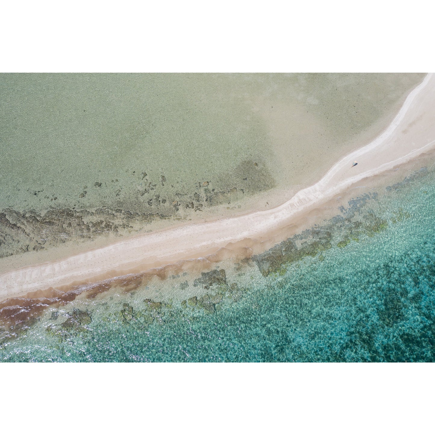 Wandering Langford Reef Sandbar - Framed Print