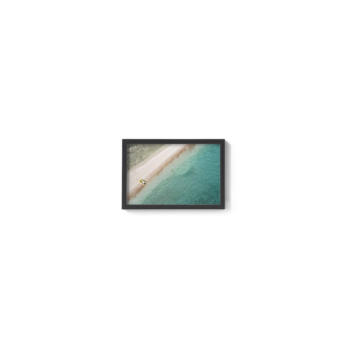 Langford Island Sandbar and Tender - Framed Print