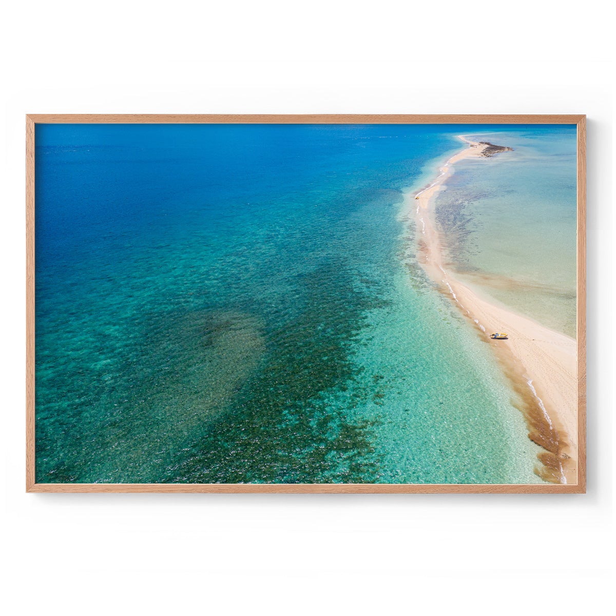 Langford Island Sandbar and Tender #2 - Framed Print