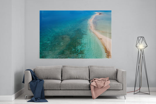 Langford Island Sandbar and Tender #2 - Acrylic Print