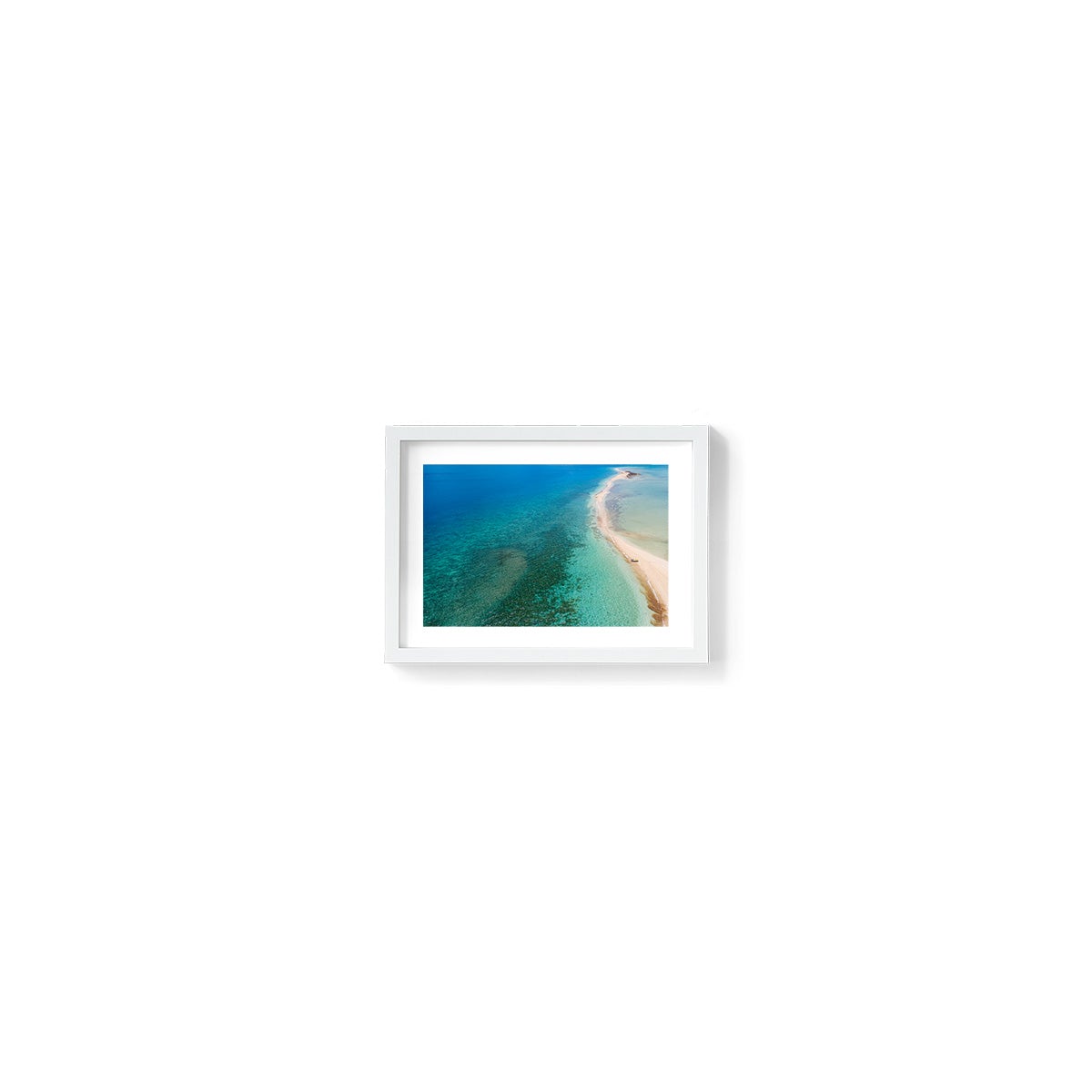 Langford Island Sandbar and Tender #2 - Framed Print